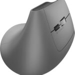 Eternico Wireless 2.4 GHz & Double Bluetooth Rechargeable Vertical Mouse MV470 – szürke