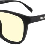 GUNNAR OAKLAND ONYX, fekete keret, borostyán színű szemüveg