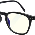 GLASSA Blue Light Blocking Glasses PCG 03, +1,50, fekete