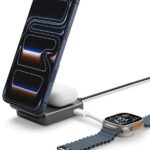 Spigen Essential MagSafe 2-in-1+C Wireless Charger EF302MOQ Black