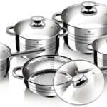 Blaumann Rozsdamentes acél edénykészlet 10 db Jumbo Gourmet Line BL-1637