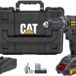 CAT AKU 18 V ütvefúró + 20 db kiegészítő, DX155.2 (1 × 2 Ah)