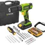 FIELDMANN 14,4V FDV 10352-55AR (1×2 Ah) akkus fúró + kalapács + tartozékok